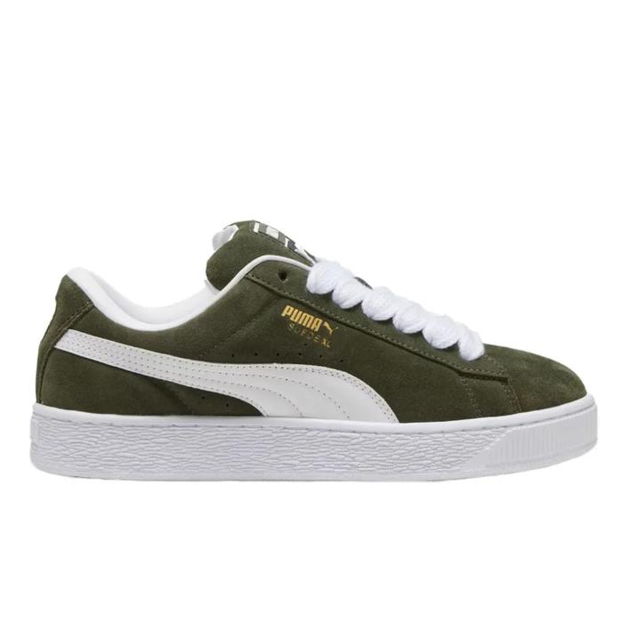 sepatu puma suede xl dark olive green original bnib / sneakers pria