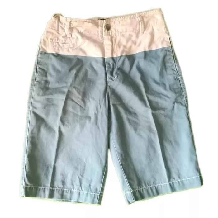GAP Kids Two Tone White Blue Short Pants Celana Pendek Original Second Merch Japan Korea Brand Vinta