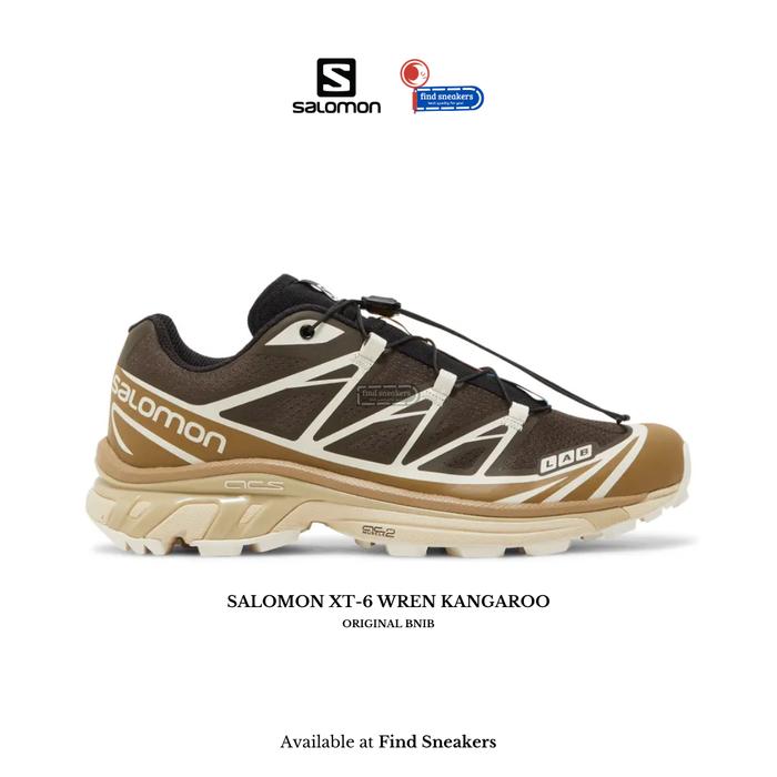Sepatu Sneakers Pria SALOMON XT-6 WREN KANGAROO ORIGINAL BNIB