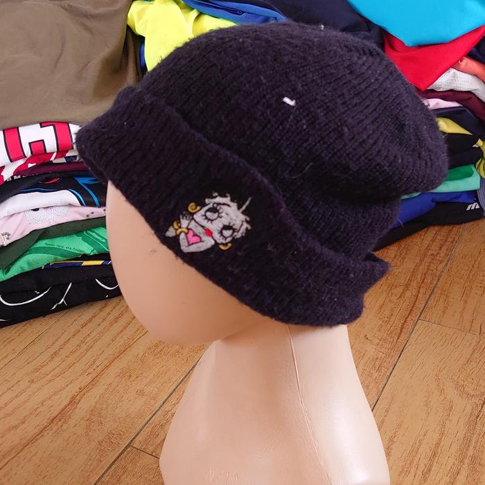 Promo Sale Topi Kupluk Beanie Import KnitHat By Betty Boop Vintage