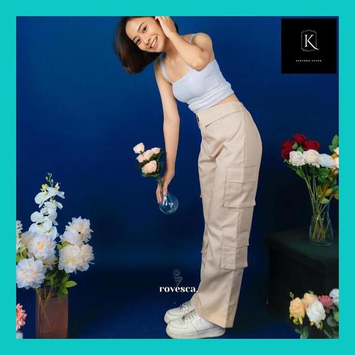 Karkar" Rovesca - Yeri Cargo Pants / Celana Kargo Double Saku "