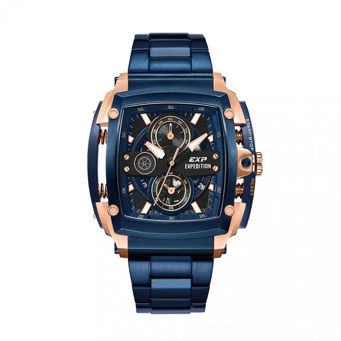 Expedition 3008 Rosegold Blue Steel New GCBURBU Jam Tangan