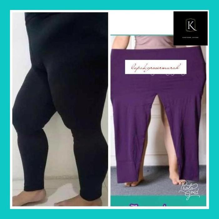Karkar" Llegging Big Size Jumbo Xxxxl/4L Bb 80-120Kg,Legging Big Size Spandek Licin "