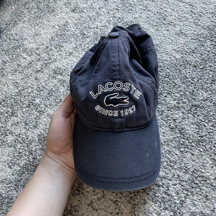 topi lacoste original navy