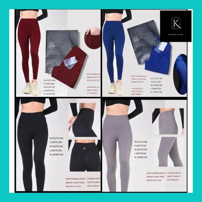 Karkar" Amob Active Highwaist Body Shaper Pocket Legging (Original Korean Brand) No Paperbag "