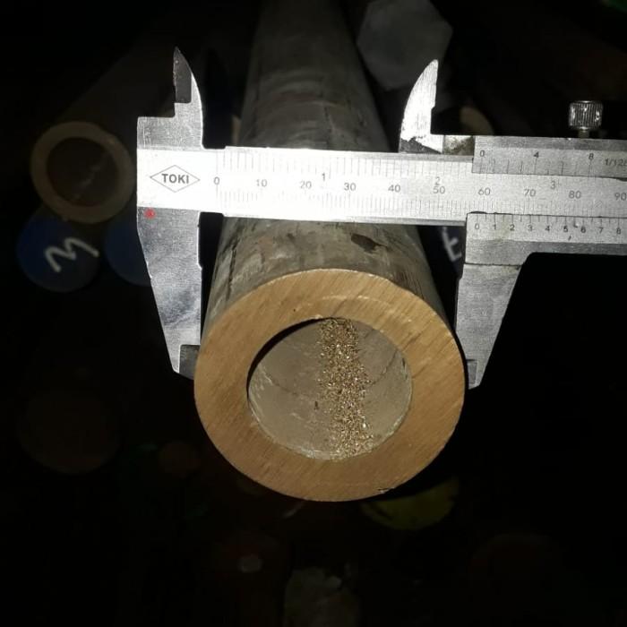 hollow bronze od 75mm × id 25mm × panjang 70mm
