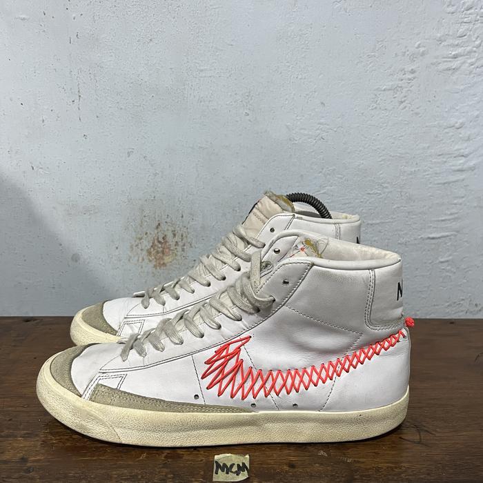 Sepatu second branded nike blazer mid 77 vintage double zig zag size 43