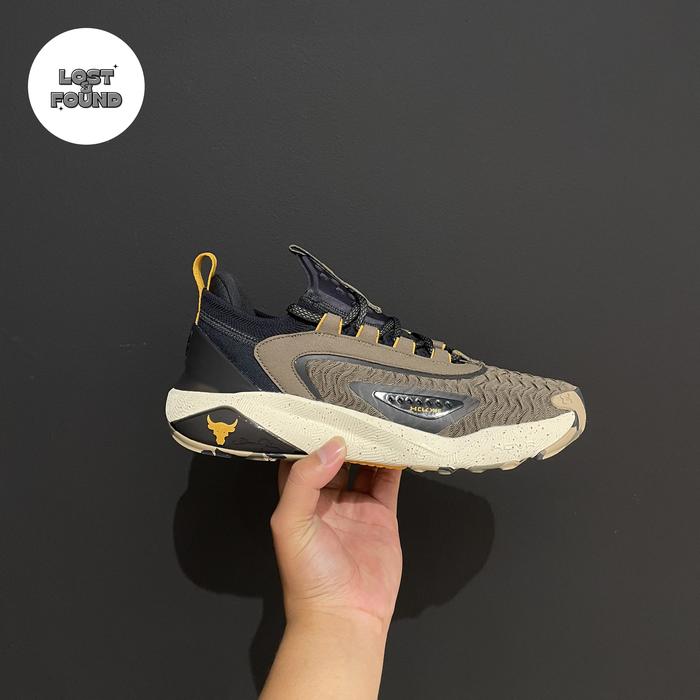 UNDER ARMOUR PROJECT ROCK 7 TURTLE CAMO TRAINING SHOES