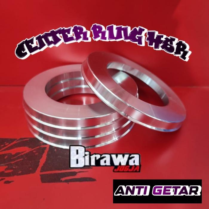 Center Ring Velg Mobil ( 4Pcs ) Hub Centering Wuling Almaz 57x73.1 ( Gratis Pasang )
