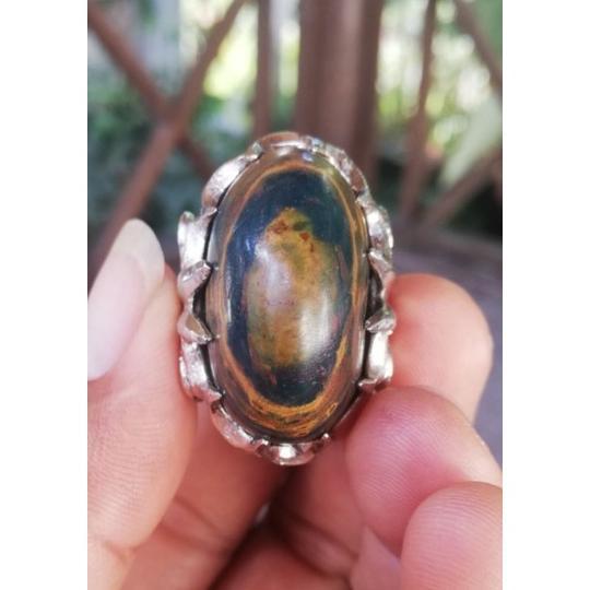 Natural Akik Nogosui Pancawarna Motif Puser