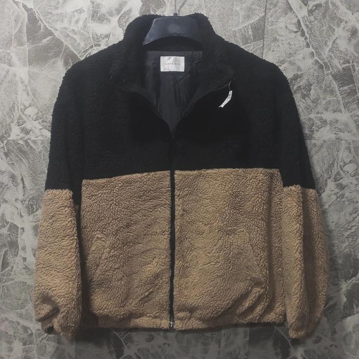 jaket COLZA polar sz L crop 2warna bagus murah