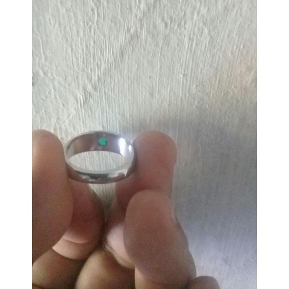 cincin emban monel halus akik bacan doko imut size 7