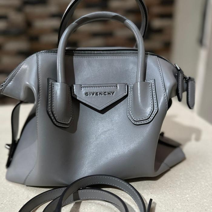 Tas Givenchy Grey Leather