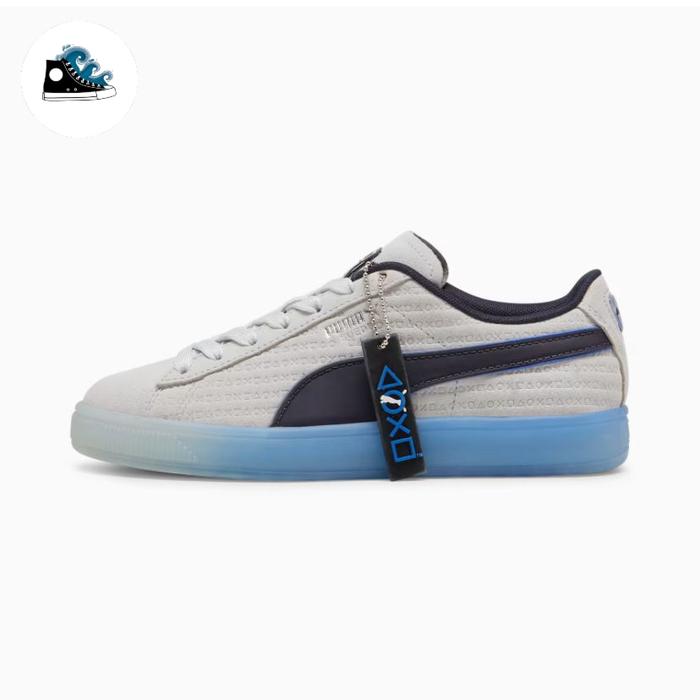 Sepatu Puma Suede Grey X Playstation