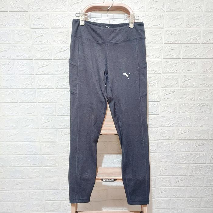 PRELOVED JOGGER PANTS CELANA TRAINING WANITA HITAM MERK PUMA ORI ASLI