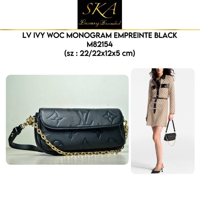 LV Ivy WOC Monogram Empreinte Black GHW
