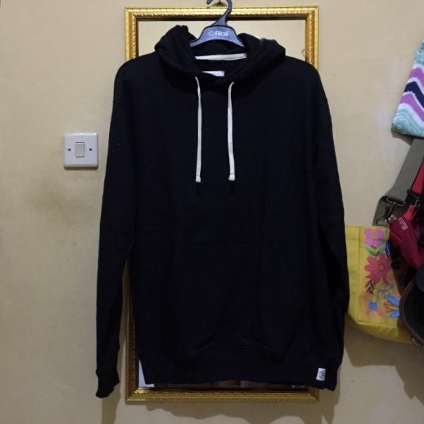 Hoodie Premium Original Reigning Champ Canada Full Black Rare