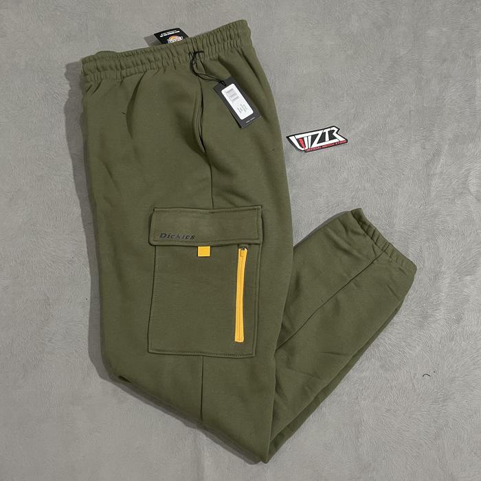 Sweatpants Dickies Official SWEATPANTS DICKIES CARGO WPR10ML Olive Green Original