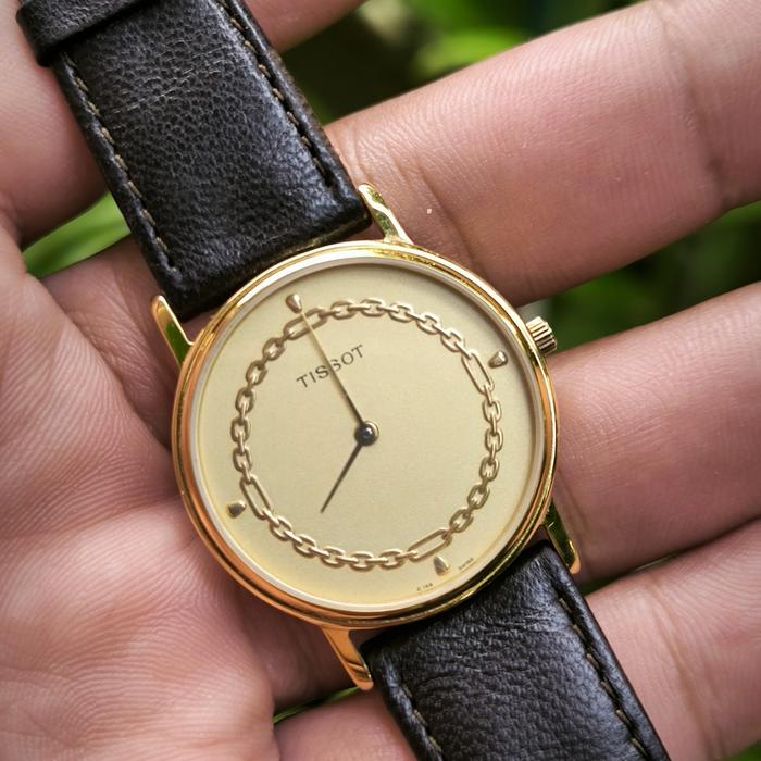 Jam Vintage Tissot Chaine d'Or