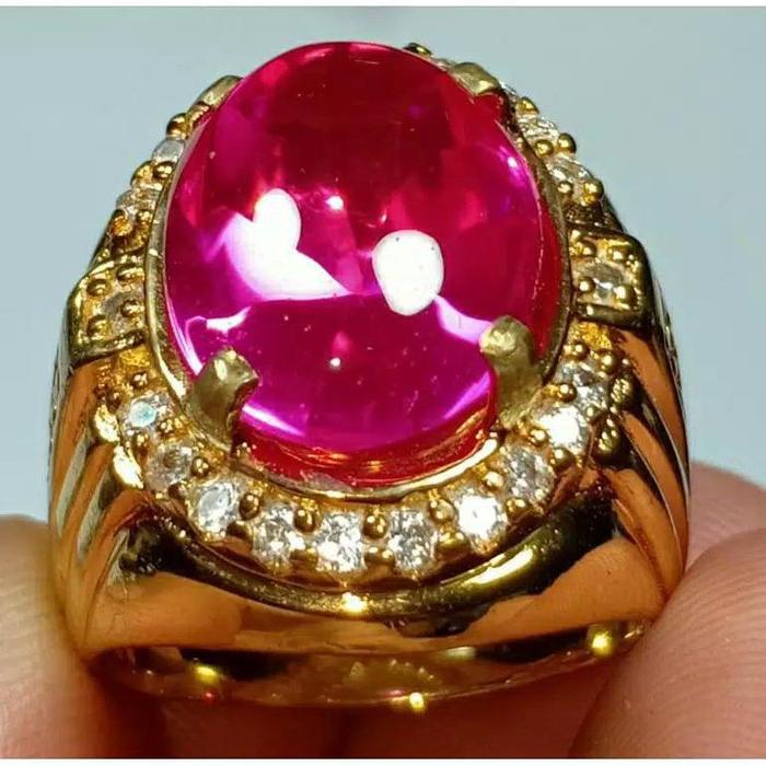 BATU cincin MERAH SIAM BANGKOK NATURAL