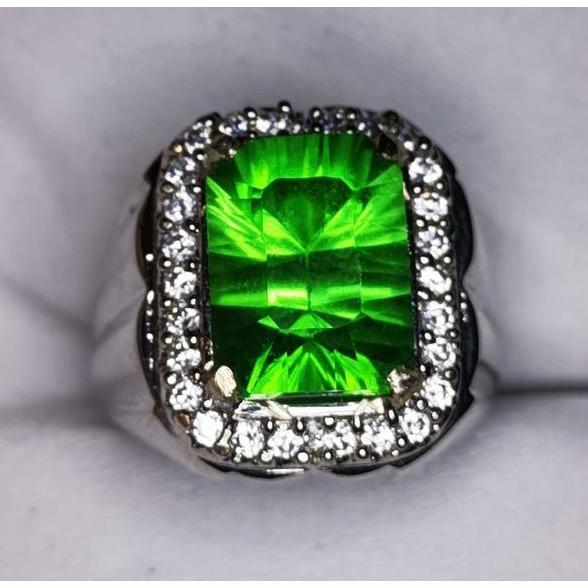 NATURAL BATU PERMATA METEOR ASLI HIJAU TEKTITE FULL LUSTER INCLUDE MEMO GIL GEMS LAB