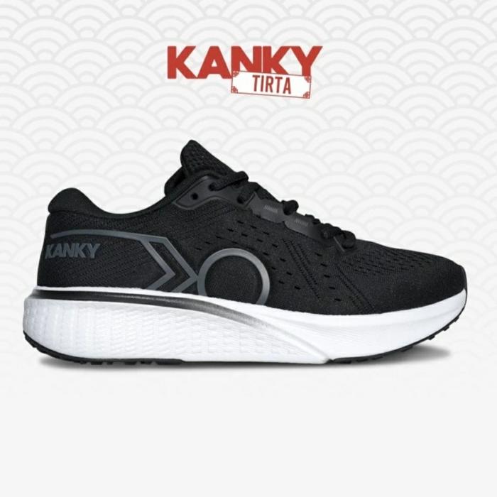KANKY X TIRTA STORY KAZE SEPATU RUNNING - Black/White - 44 Casual Shoes