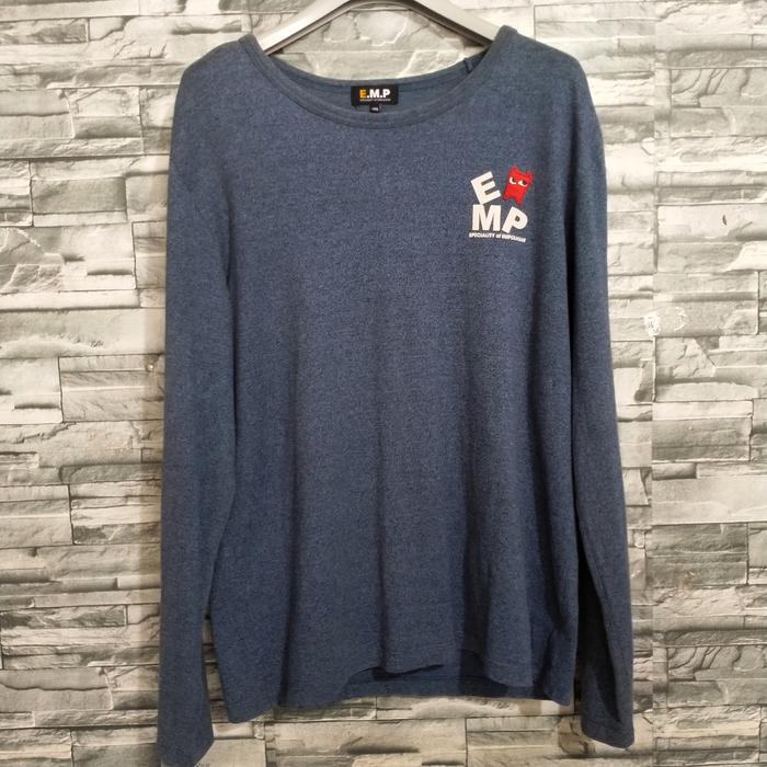 kaos oblong lengan panjang EMP second