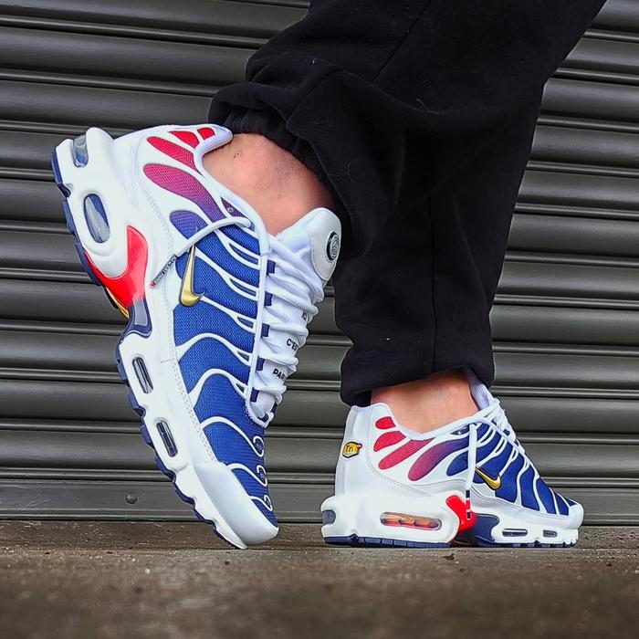 Sepatu Sneakers Original Nike Airmax TN Plus White PSG BNIB