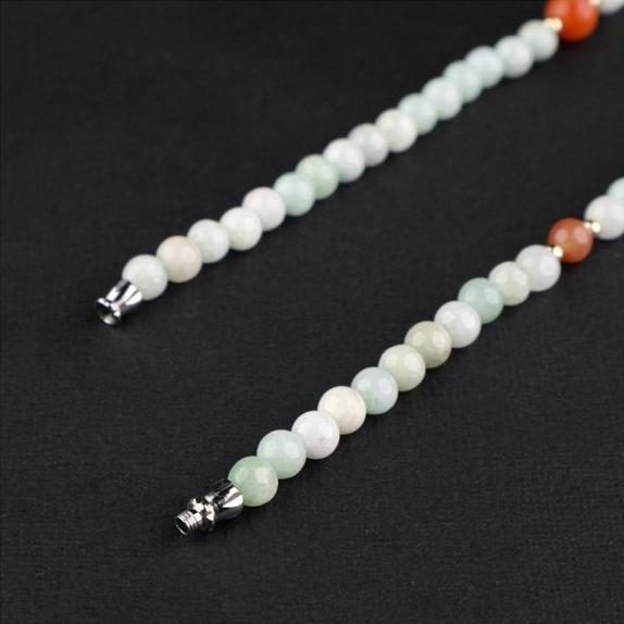Kalung Liontin Koin Batu Giok Asli Natural Jadeite Jade Gems Permata Akik Perhiasan Pria Wanita Fash