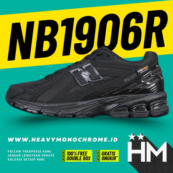 NB Balance 1906R Cordura Triple Black Sneaker U1906RWF (Size 36-46.5)