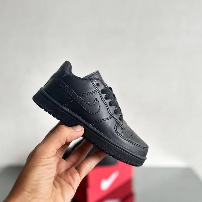 SEPATU ANAK SEKOLAH NIKE ALL BLACK ORIGINAL VIETNAM BNIB