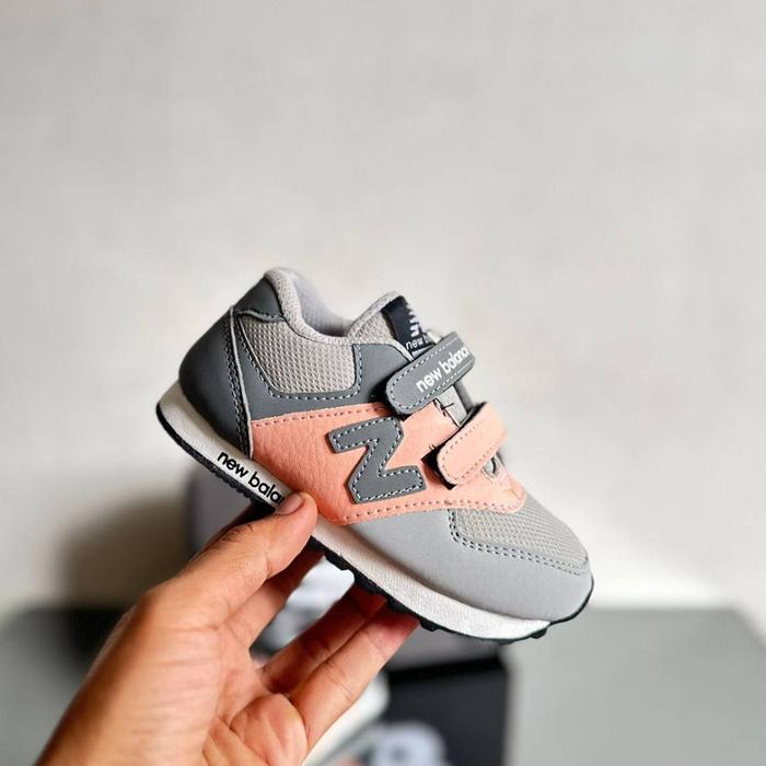 SEPATU ANAK NB GREY PEACH ORIGINAL VIETNAM BNIB