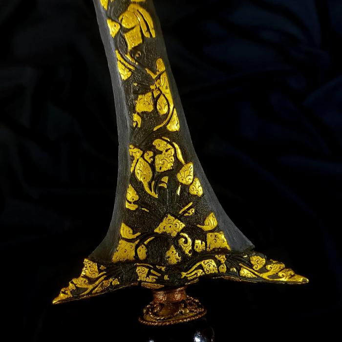 Keris Sepang Kinatah Emas Tangguh Majapahit Asli Sepuh Kuno Wingit TUS