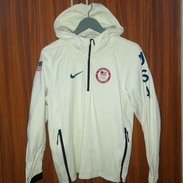 hoodie nike tech fleece USA olympic team half zipper original