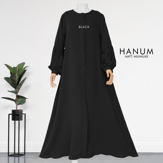 Hanum Abaya Alhauraa Premium Gamis Syar'I Muslimah Dengan 8 Pilihan Warna Original Best Seller