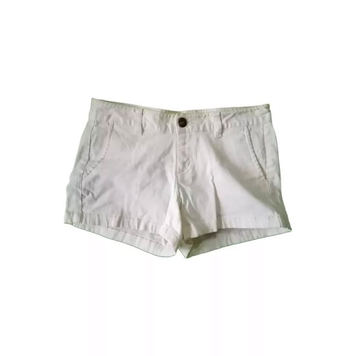 Giordano White Basic Hot Pants Celana Pendek Cewek Wanita Original Second Merch Vintage Retro Y2K US