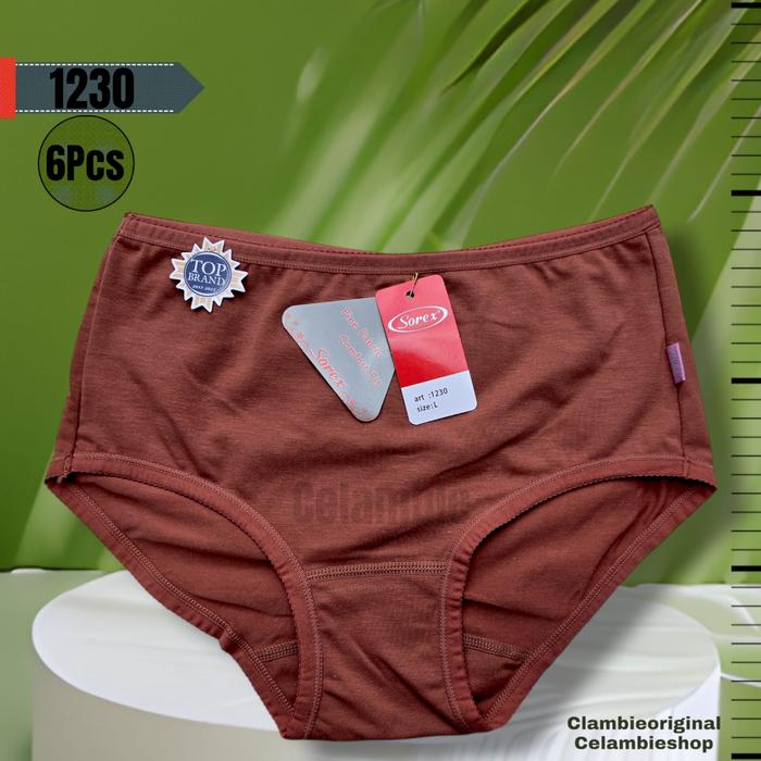 Celana Dalam Wanita Sorex 1230 | Cd wanita dewasa Sorex 6pcs katun original