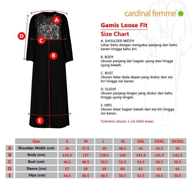Cardinal Femme Gamis 24 (Pink) Original Best Seller
