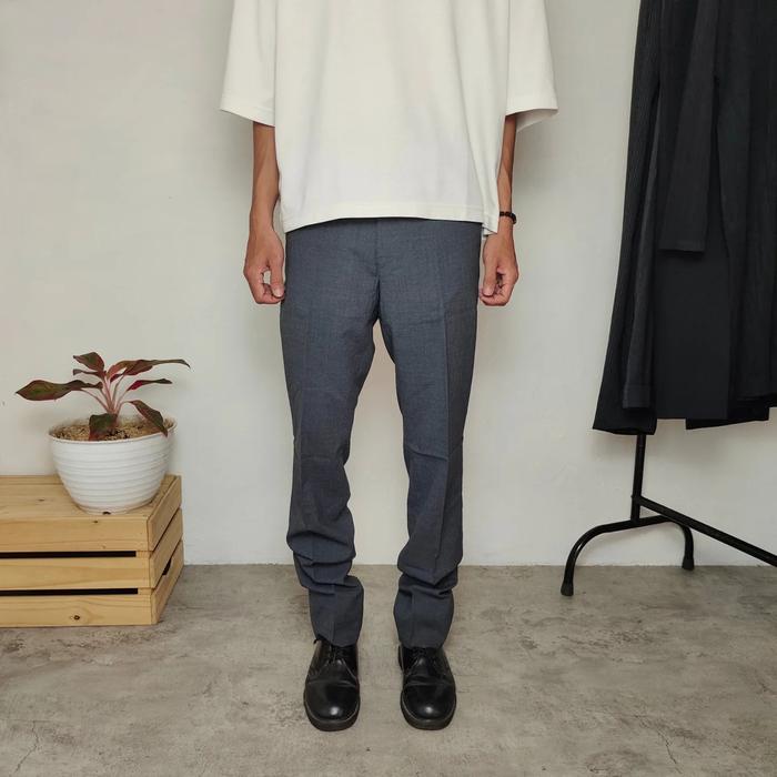 (ETRNL-211) Mr.Junko Grey Basic Trouser Pants