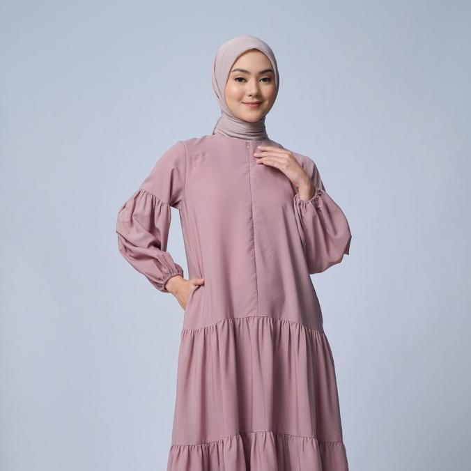 Zm Zaskia Mecca - Damara Berry Gamis - Basic Daily Original Best Seller