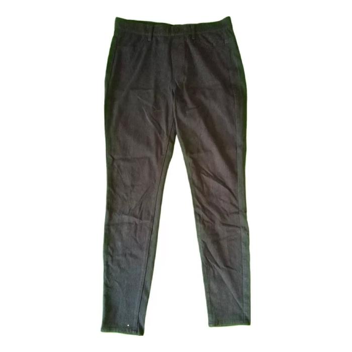 Uniqlo Black Faded Chino Long Pants Celana Panjang Original Second Merch Japan Korea Brand Vintage R