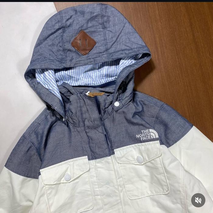 jaket parka tnf second warna putih