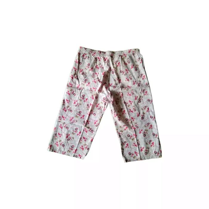 Disney Minnie Mouse All Over Print Pink and White Pattern 3/4 Pants Celana Pendek Cewek Wanita Origi