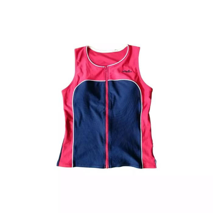 Ellesse Youth Woman Red Sleeveless Swimwear Remaja Cewek Wanita Anak Original Second Merch Japan Kor