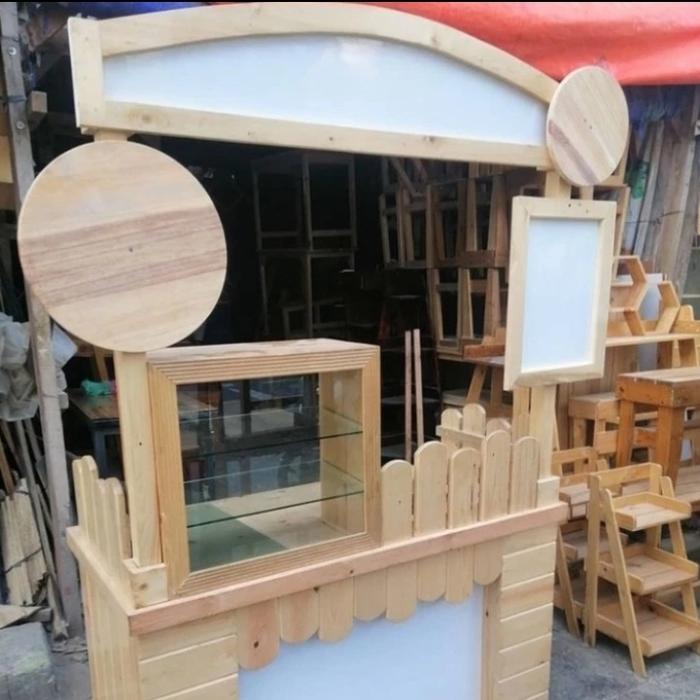 Rombong bazar / Booth Knock down/Booth Portable / rombong minuman food court mall