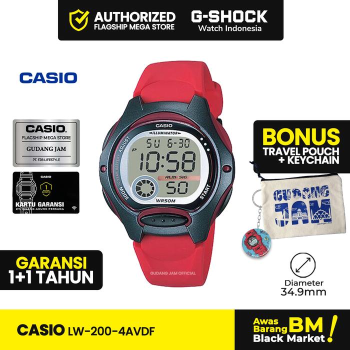 Casio General LW-200-4AVDF LW-200-4A LW-200 LW200 LW 200