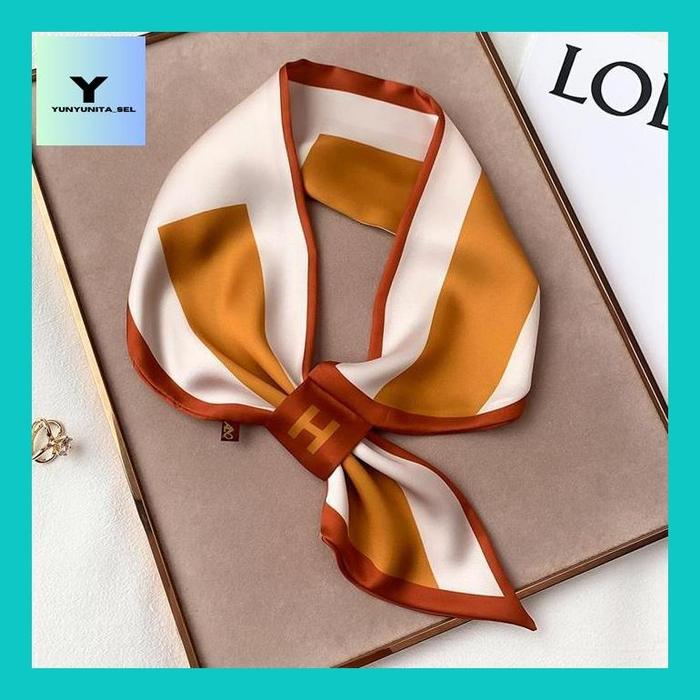 YUNYUN** HAVANA SCARF LEHER SCARF TAS IMPORT HIGH QUALITY HALUS