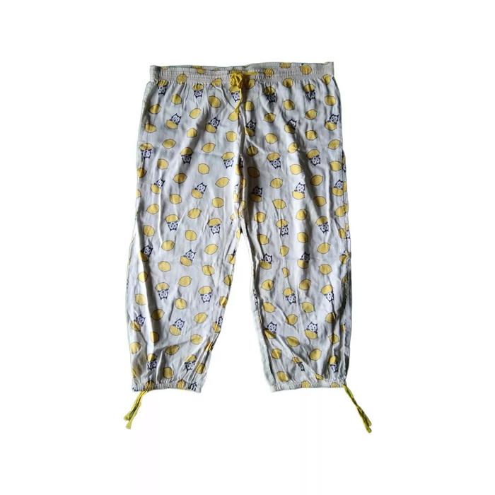 Felix The Cat White Yellow All Over Pattern Long Pants Celana Panjang Kartun Original Second Merch J