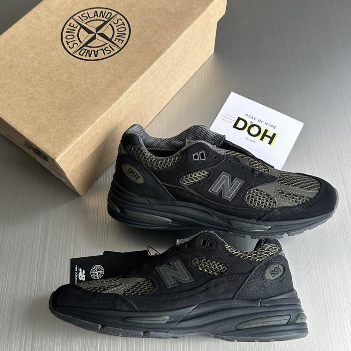 New Balance NB 991V2 x Stone Island Made in UK Black