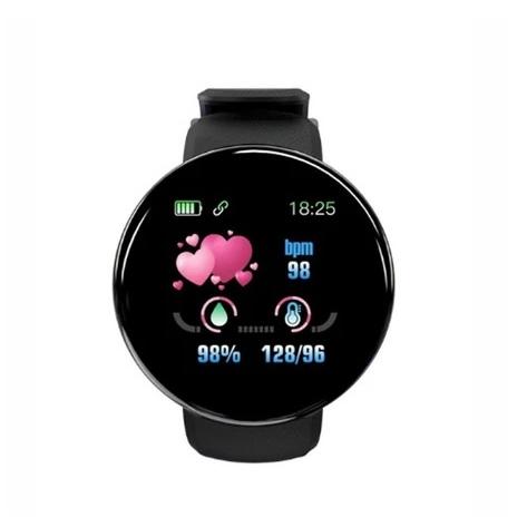 Smartwatch D18 Jam Tangan digital Pria Wanita d18 Olahraga bisa Custom wallpaper Kontrol musik